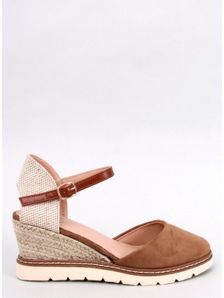 ELLIO KHAKI espadrilės ant kulniukų-ESPADRILĖS-Avalynė ir Aksesuarai