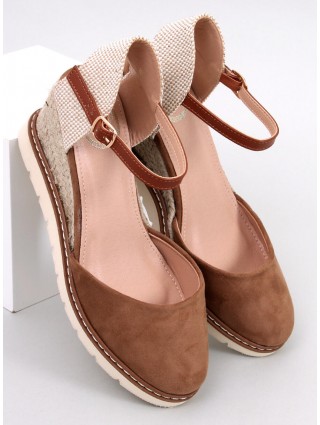 ELLIO KHAKI espadrilės ant kulniukų-ESPADRILĖS-Avalynė ir Aksesuarai