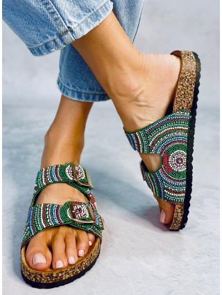 Boho stiliaus šlepetės moterims